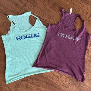 Rogue Women's Mint and Purple Tank Tops
